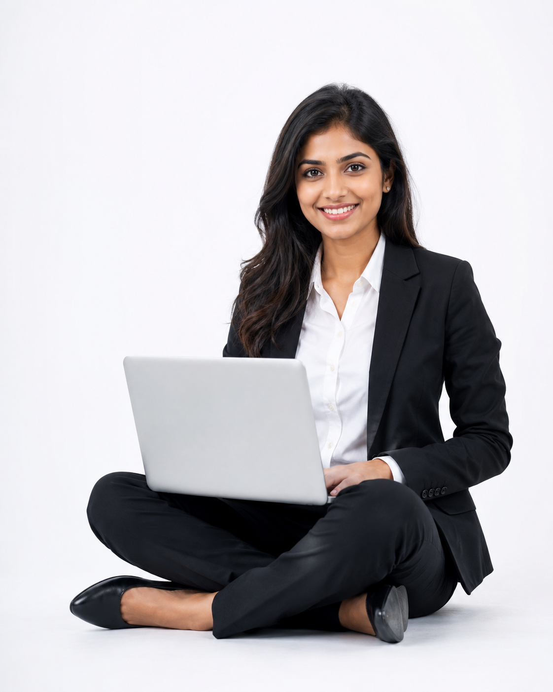 Digital marketing expert working on a laptop
